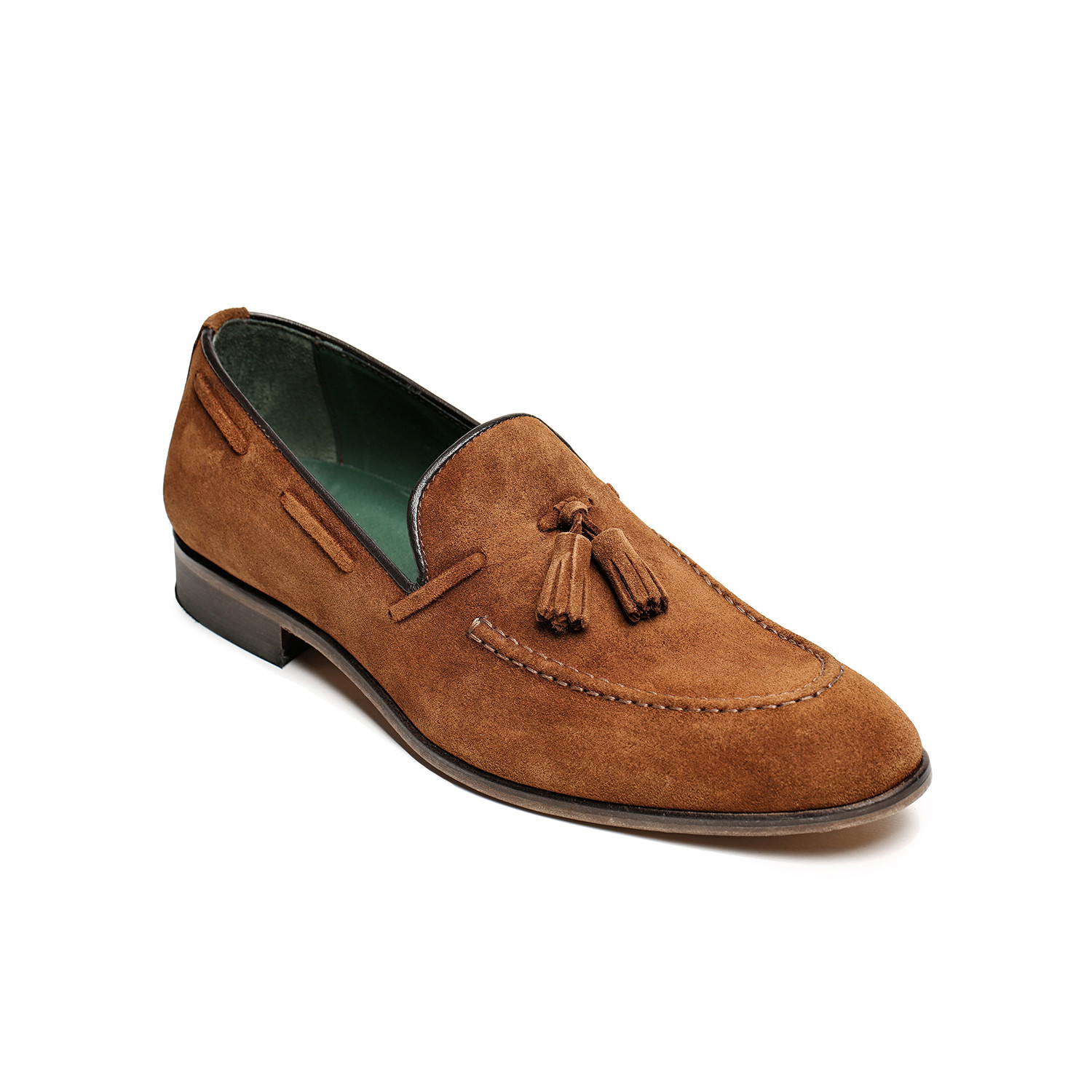 Suede Tassel Loafer // Brown (Euro: 41) - Nordic Baltic Trade - Fashion ...