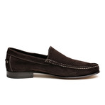 Suede Loafer // Dark Brown (Euro: 40)