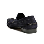 Suede Loafer // Navy (Euro: 40)