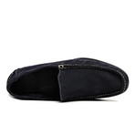 Suede Loafer // Navy (Euro: 40)