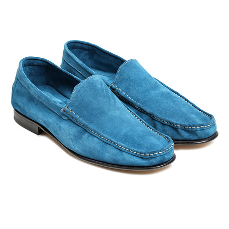 Suede Loafer // Blue (Euro: 40)