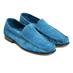 Suede Loafer // Blue (Euro: 40)