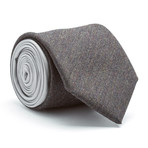 Geometric Color Tie // Grey + Silver