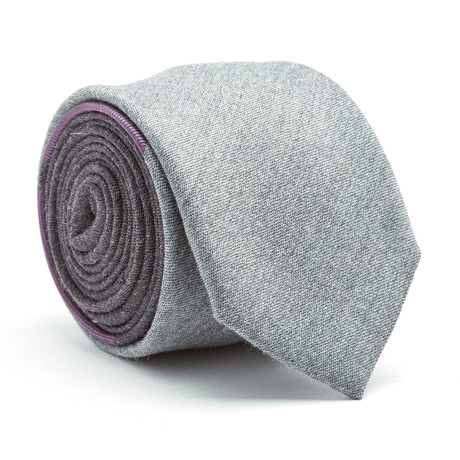 Bandage X Tie // Purple + Grey