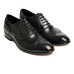 Wing-Tip Oxford // Black (Euro: 43)