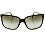 Dolce & Gabbana Sunglasses // Black + Gray Gradient