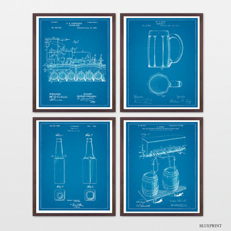 Photo & Art Print Set of beer poster