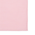 Pocket Square // Pink + White Check