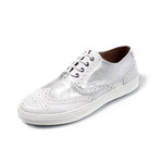 Herilios // Wingtip Sneaker // White (Euro: 39)