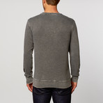 Jack Of All Trades // Burnout Fleece Crewneck // Charcoal (S)