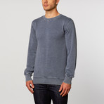 Jack Of All Trades // Burnout Fleece Crewneck // Navy (M)