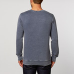 Jack Of All Trades // Burnout Fleece Crewneck // Navy (M)