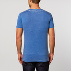 Burnout Crew Neck Tee // Speed Blue Heather (M)