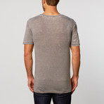 Jack Of All Trades // Burnout Crew Neck Tee // Silver Heather (M)