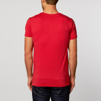 Crew Double Dye Tee // Chili Pepper Red (M)