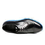 Wingcap Derby // Black + Blue (Euro: 40)