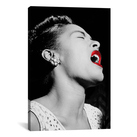 Billie Holiday Color Pop // Unknown Artist (12"W x 18"H x 0.75"D)