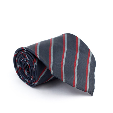 Vintage Hermes Tie // Classic Stripe