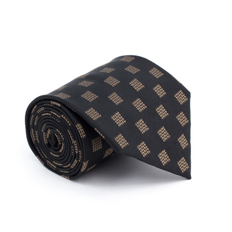 Vintage Hermes Tie // Natural Check