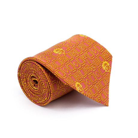 Vintage Hermes Tie // Mayan Faces