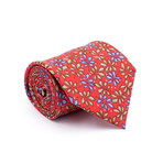 Vintage Hermes Tie // Leaves