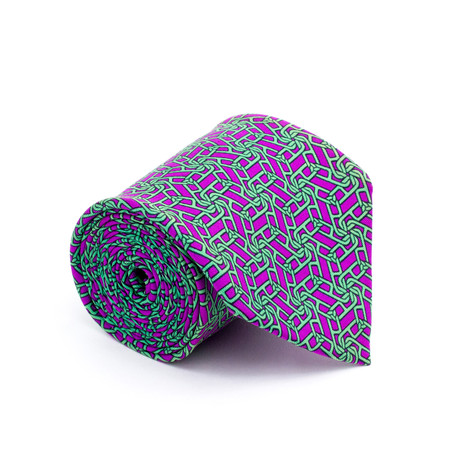 Vintage Hermes Tie // Geometric Links