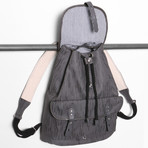 Roban Print Backpack // Rain Camo