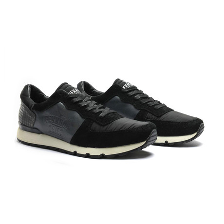 Narwhal Low-Top Sneaker // Black + Dark Grey (Euro: 40)