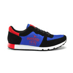 Narwhal Low-Top Sneaker // Black + Cobalt + Dark Red (Euro: 42)