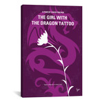 The Girl With The Dragon Tattoo Minimal Movie Poster (18"W x 26"H x 0.75"D)