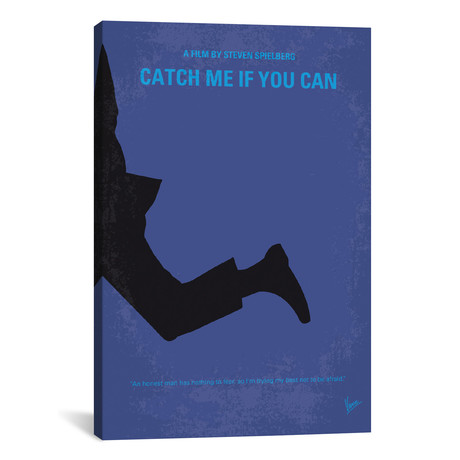 Catch Me If You Can Minimal Movie Poster // Chungkong (18"W x 26"H x 0.75"D)