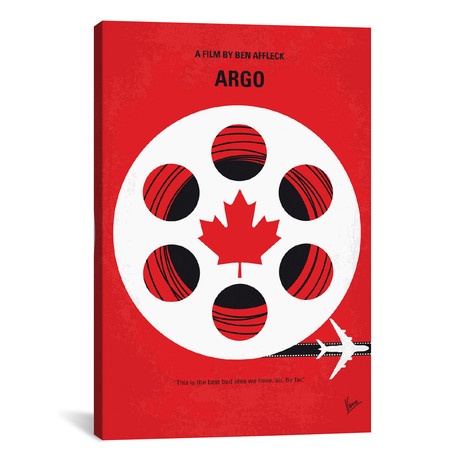 Argo Minimal Movie Poster (18"W x 26"H x 0.75"D)