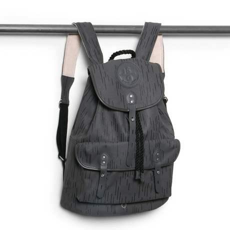 Roban Print Backpack // Rain Camo