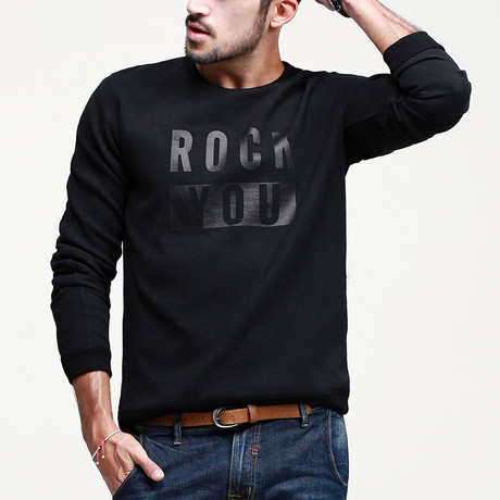 Rock You Sweatshirt // Black (S)