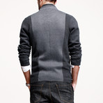 Contrast Blazer // Grey (M)