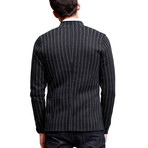 Herringbone Blazer // Black (S)