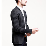 Herringbone Blazer // Black (S)