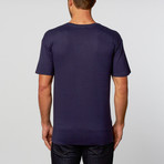 V-Neck T-Shirt // Navy (S)