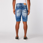 Jackson Destroyed Short // Blue (XS)