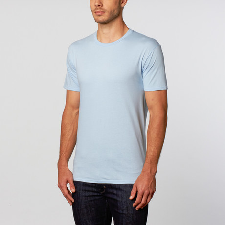 Crew Neck T-Shirt // Light Blue (S)