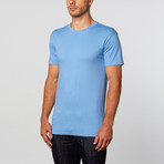 Crew Neck T-Shirt // Medium Blue (L)