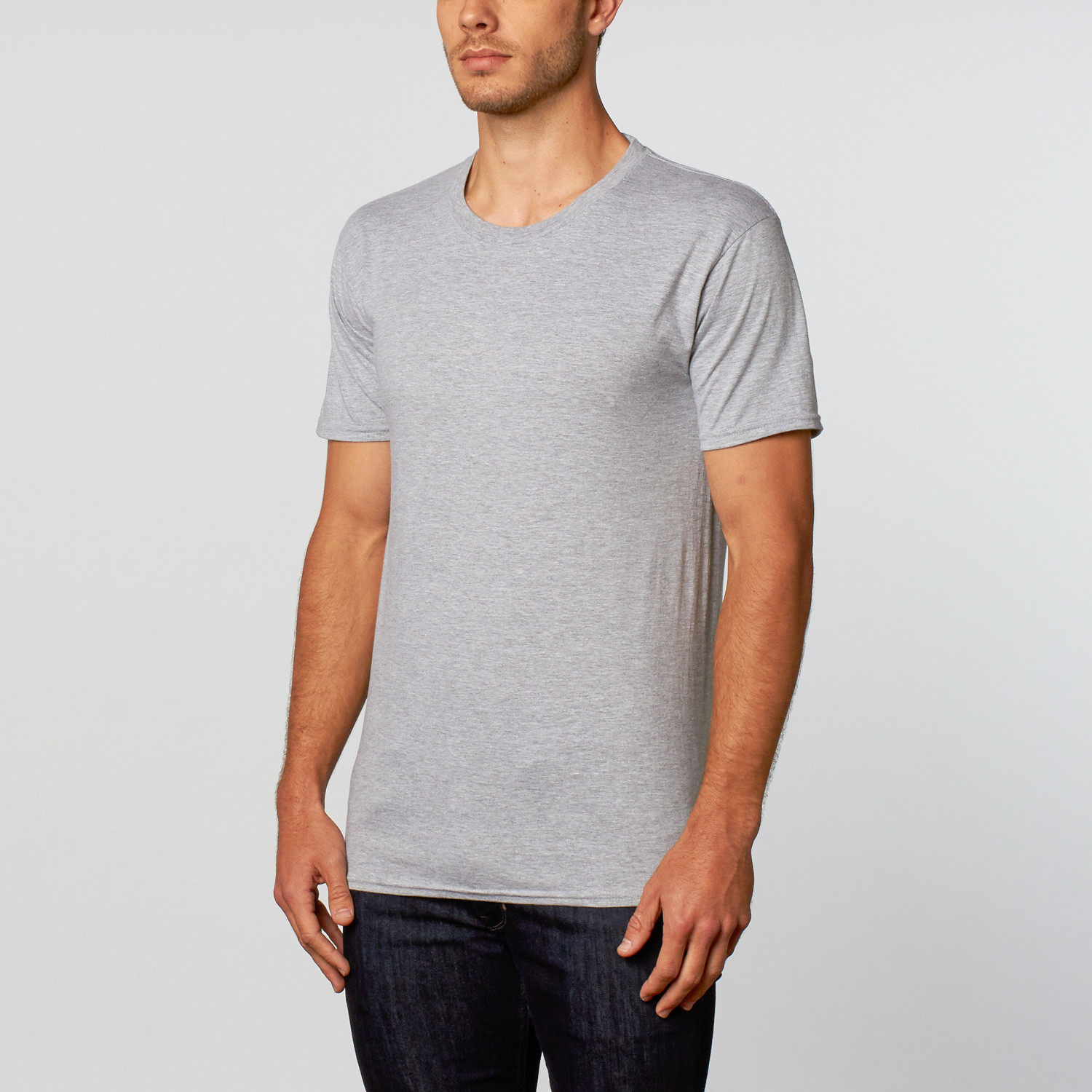 Crew Neck T-Shirt // Light Grey (S) - RGB - Touch of Modern
