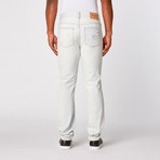 Georgica Washed Denim Pant // White (L)