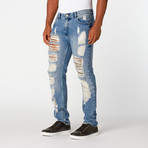 Vesey Destroyed Denim Pant // Blue (XL)