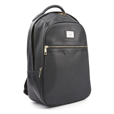 Bayview Perforated Backpack // Black