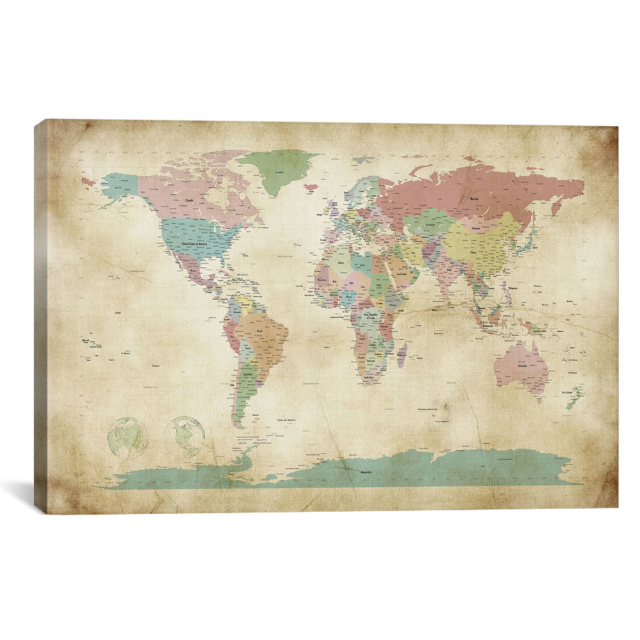 Vintage Cartography - Incredible World Maps - Touch of Modern