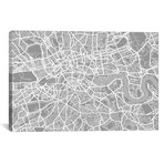 London Map V (26"W x 18"H x 0.75"D)