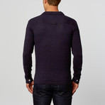 Cesarani // Cashmere Blend Knit Shirt // Navy (M)