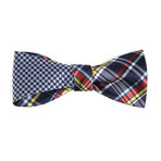 Plaiditude Tooth Bow Tie  // Navy