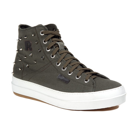 Tesline Spiked Hightop // Olive (Euro: 40)